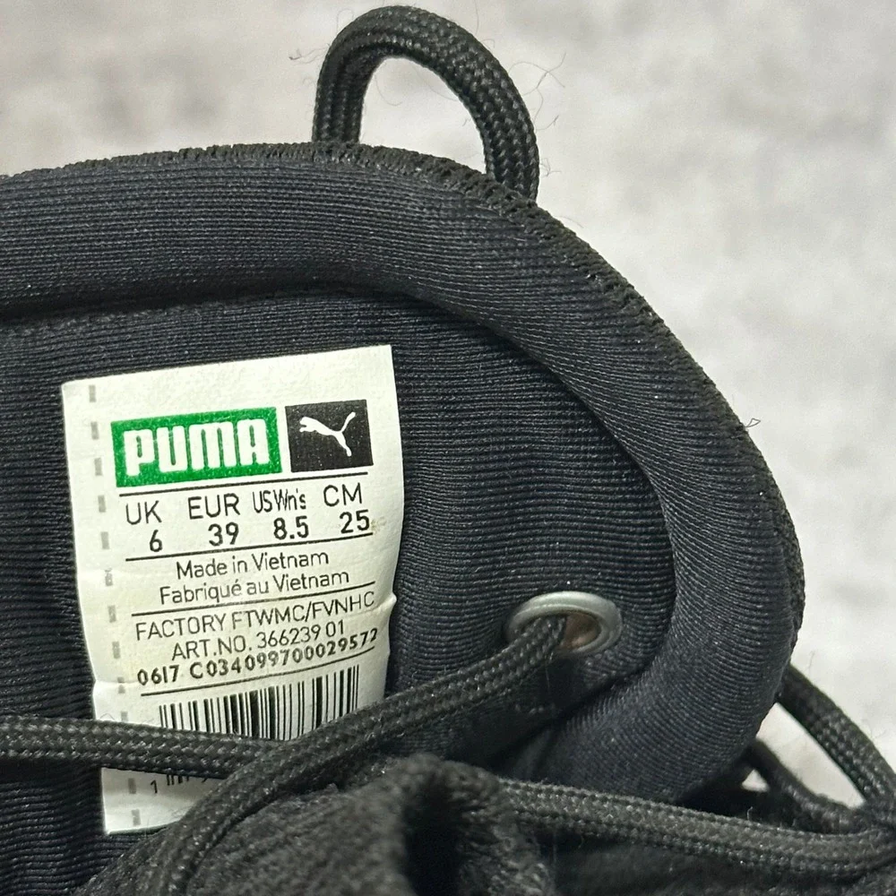 Puma Tsugi Shinsei Metallic Sneakers Women's 8.5 Black Rose Gold Ignite